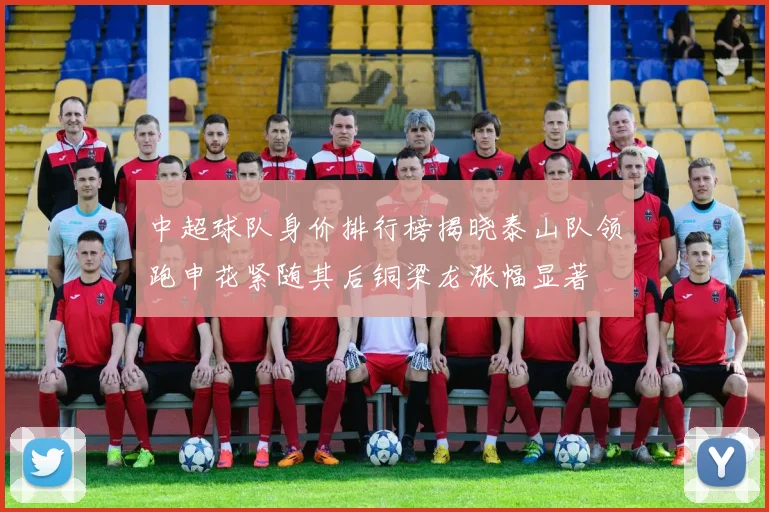 中超球队身价排行榜揭晓泰山队领跑申花紧随其后铜梁龙涨幅显著
